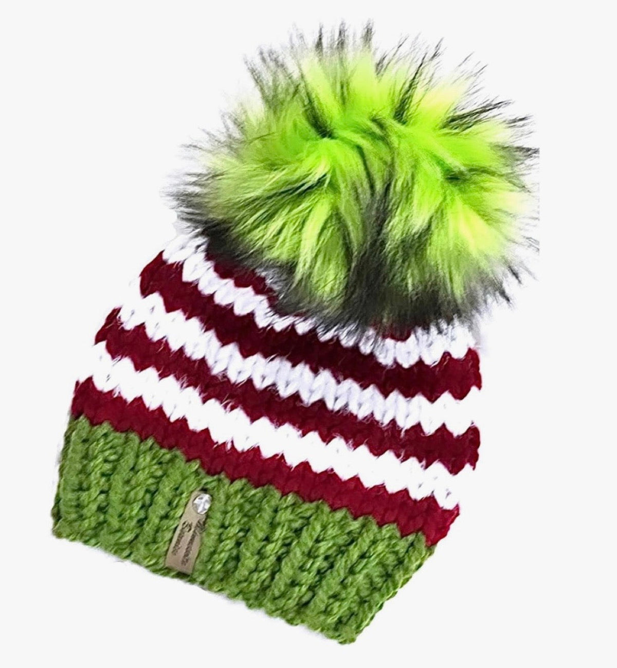Merry Mischief handmade holiday beanie product view