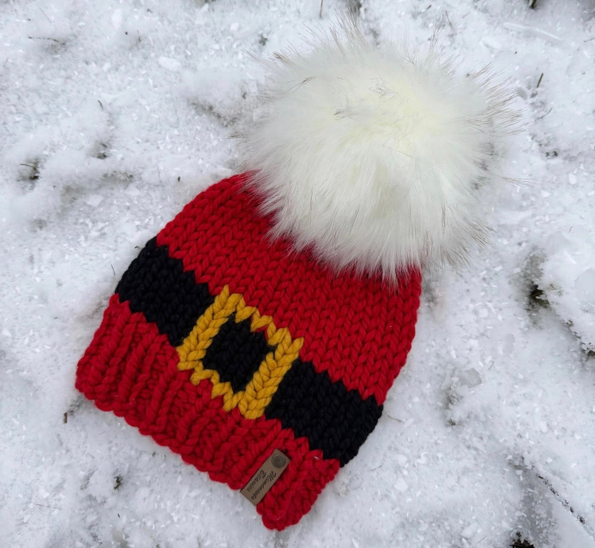 North Pole Belt handmade beanie product view